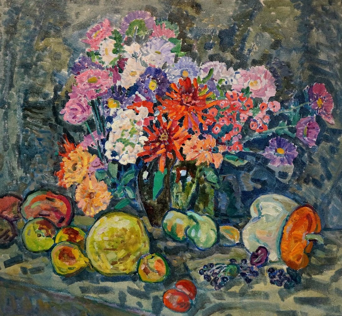 Oil painting Gifts of summer Gaiduk Zinaida Kirillovna (1 of 8)