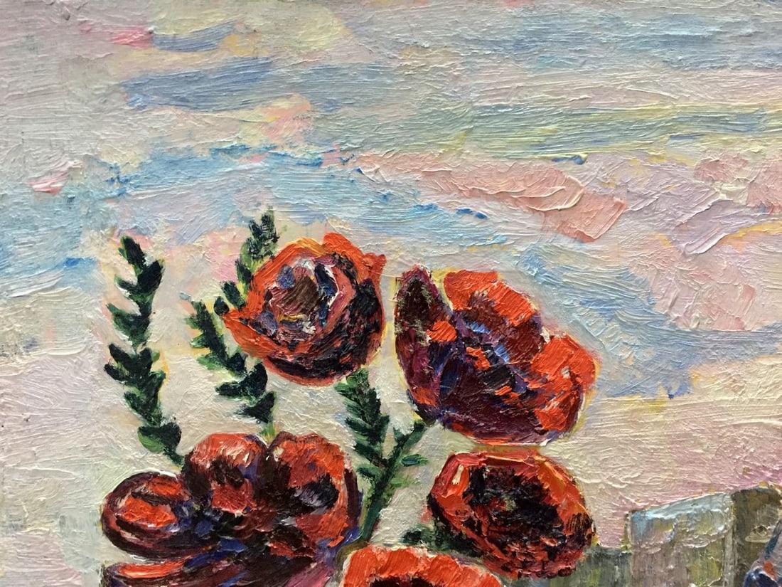 Oil panting On the window - 6