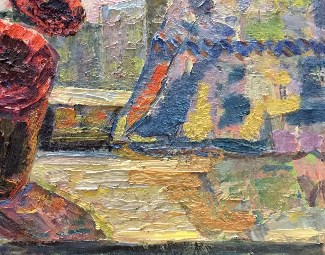 Oil panting On the window - 8