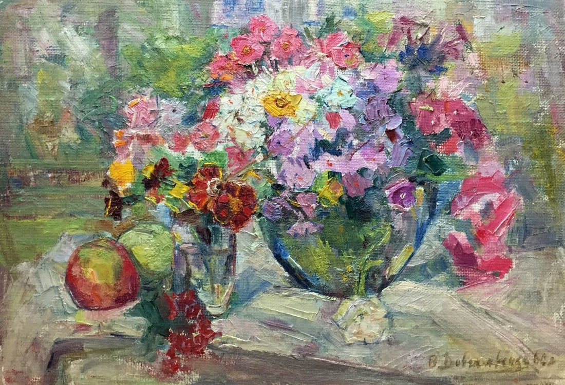 Oil painting Lilac Dovgalevskaya Vera Veniaminovna (1 of 9)