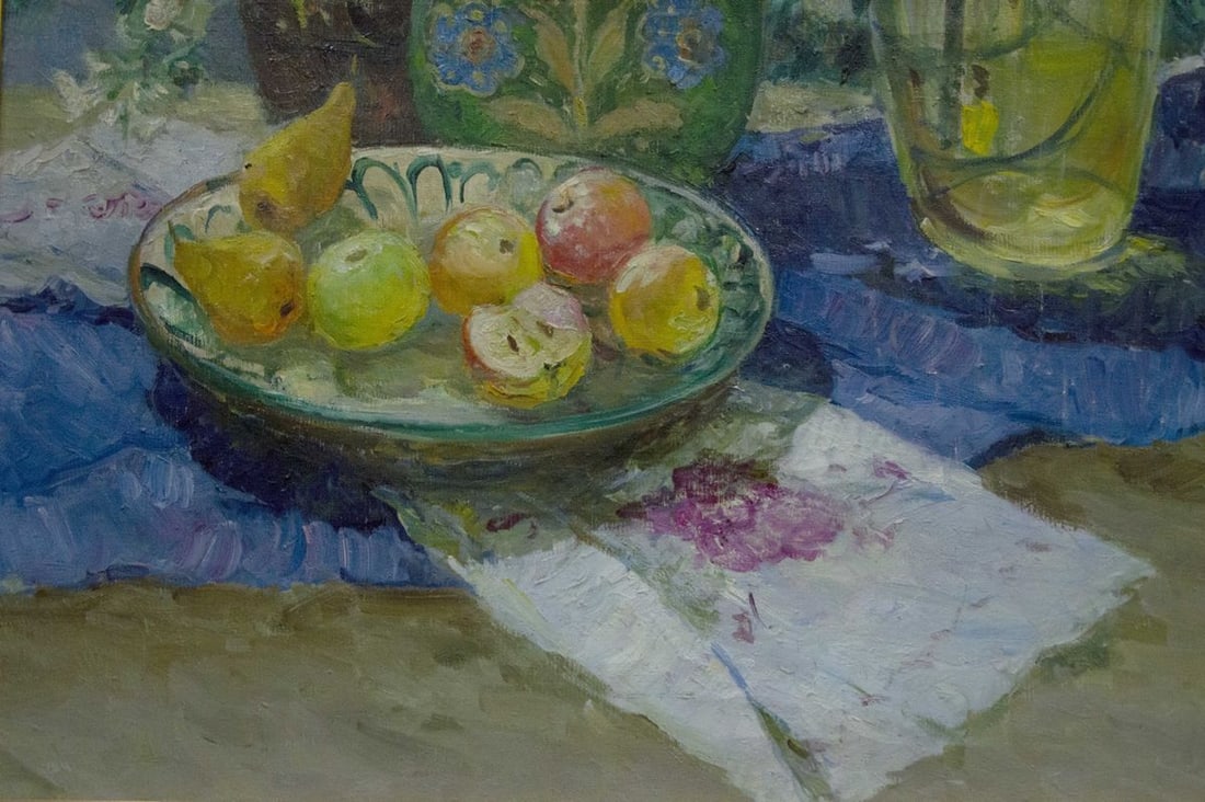 Oil painting Flowers Khitrova Tamara Aleksandrovna - 6