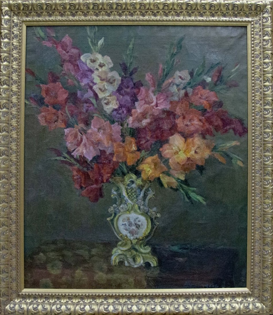 Oil painting Flowers Glushchenko Maria Davidovna: Title: Oil painting Flowers Glushchenko Maria Davidovna Description: NoVernd 151 *** ABOUT THIS PAINTING *** * TITLE: "Flowers" * ARTISTS: Glushchenko Maria Davidovna * SIZE: 80x96 cm/'31.49x37.79 inc