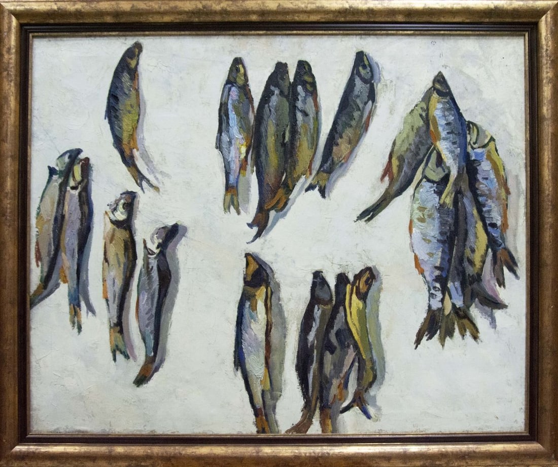 Oil painting Fish Pavlov Eduard Evgenievich (1 of 9)