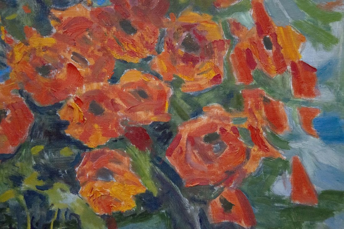 Oil painting Poppies Golub Stepan Filippovich - 5