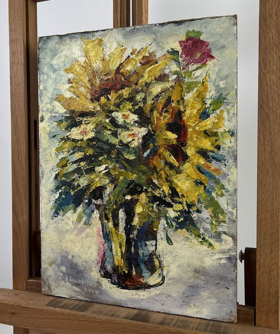 Oil painting Daisies and sunflowers Vadim Aksenov - 2