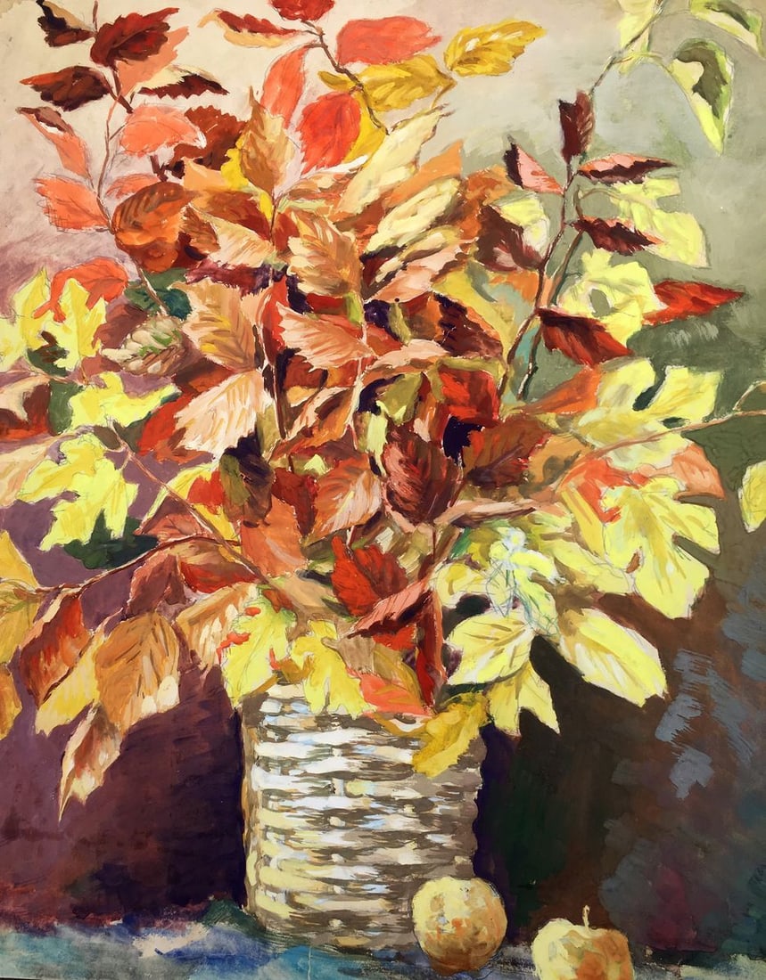 Watercolor painting Flowers Cherkas A.G. - 2
