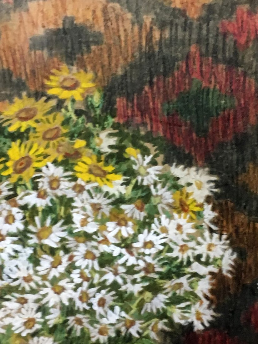Gouache painting Daisies Alexander Georgievich Cherkass - 5