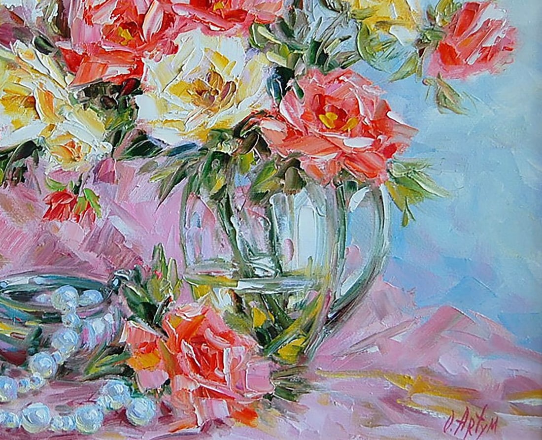 Oil painting Pearl morning Kotmin Olga - 5