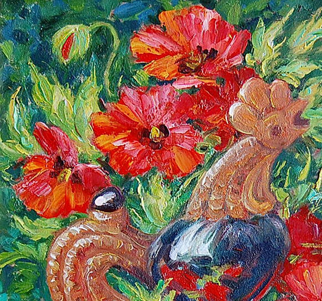 Oil painting Cockerel Kotmin Olga - 2