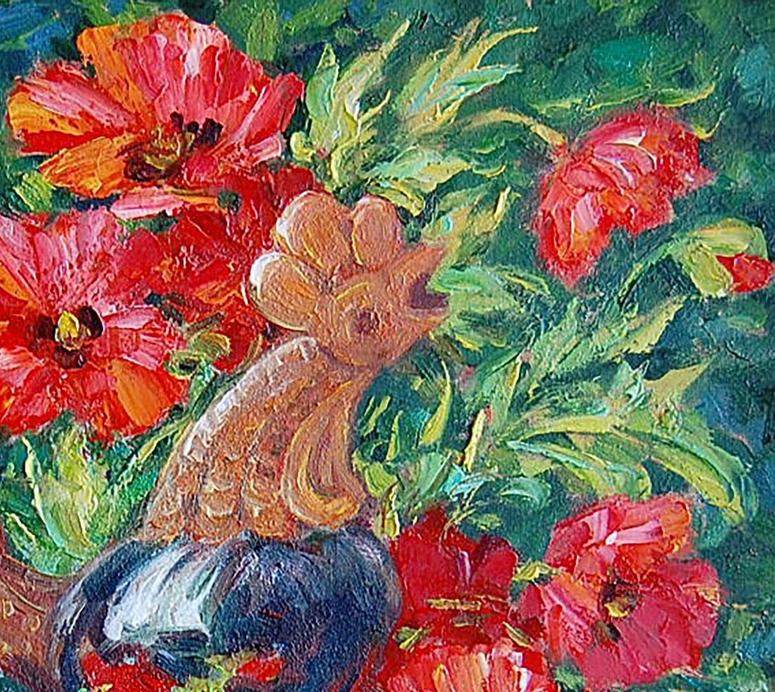 Oil painting Cockerel Kotmin Olga - 3