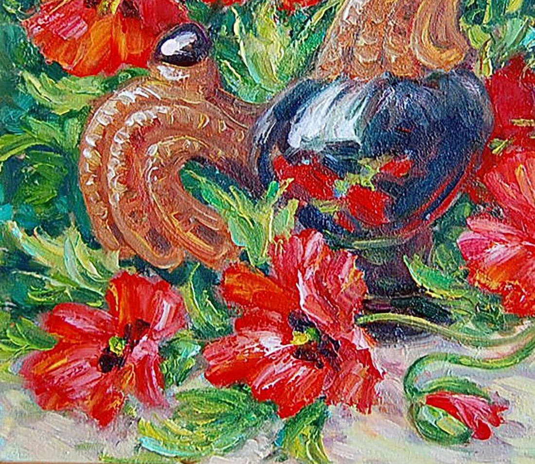 Oil painting Cockerel Kotmin Olga - 4