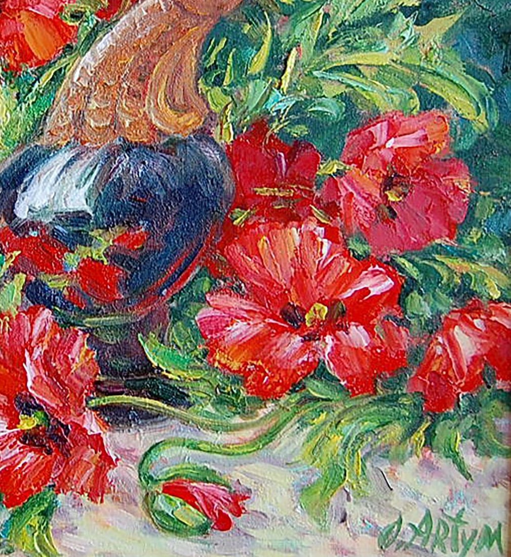 Oil painting Cockerel Kotmin Olga - 5