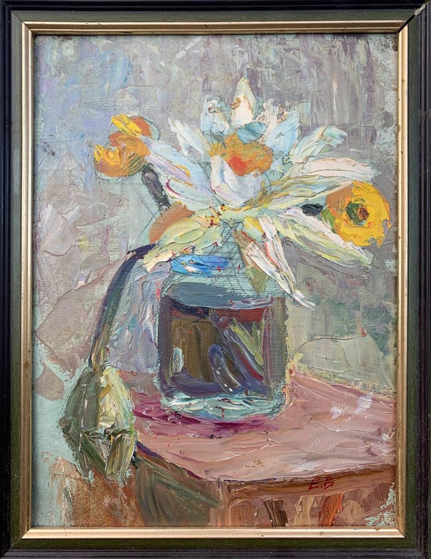 Oil painting Water lily Volobuev Evgeny Vsevolodovich: Title: Oil painting Water lily Volobuev Evgeny Vsevolodovich Description: No1552 *** ABOUT THIS PAINTING *** * TITLE: "Water lily" * ARTISTS: Volobuev Evgeny Vsevolodovich * SIZE: 35x25 cm/'13.77x9.84