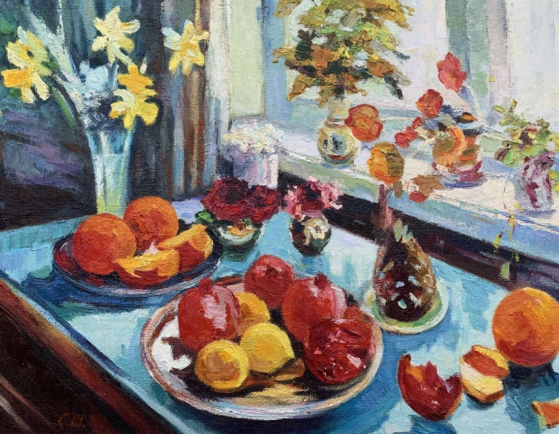 Oil painting Still life in the kitchen - 2