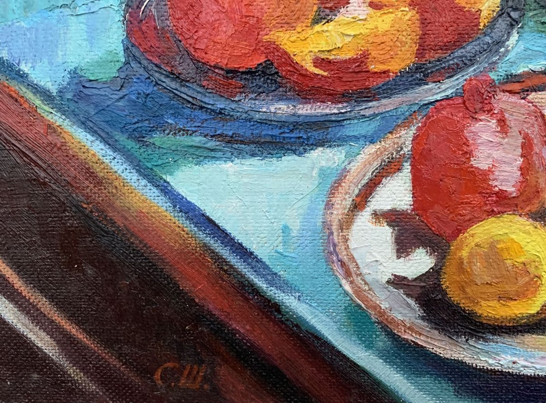 Oil painting Still life in the kitchen - 3