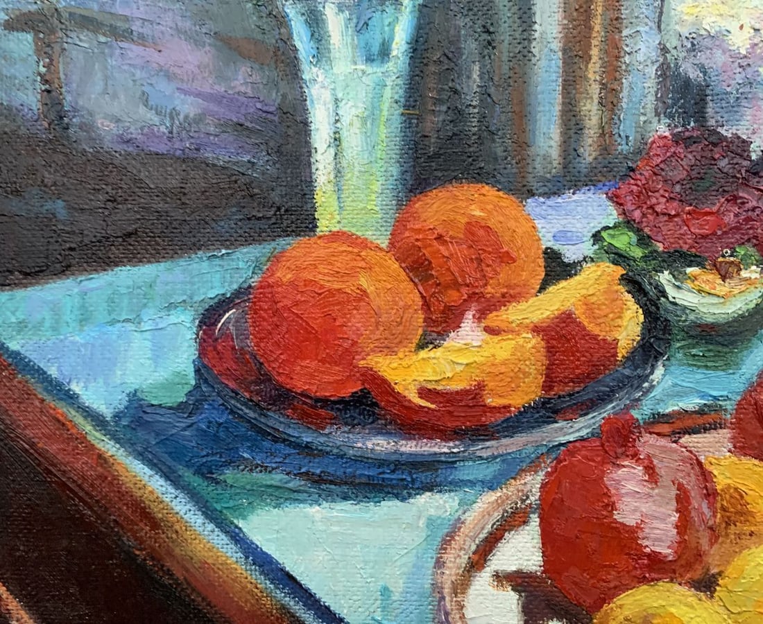 Oil painting Still life in the kitchen - 4