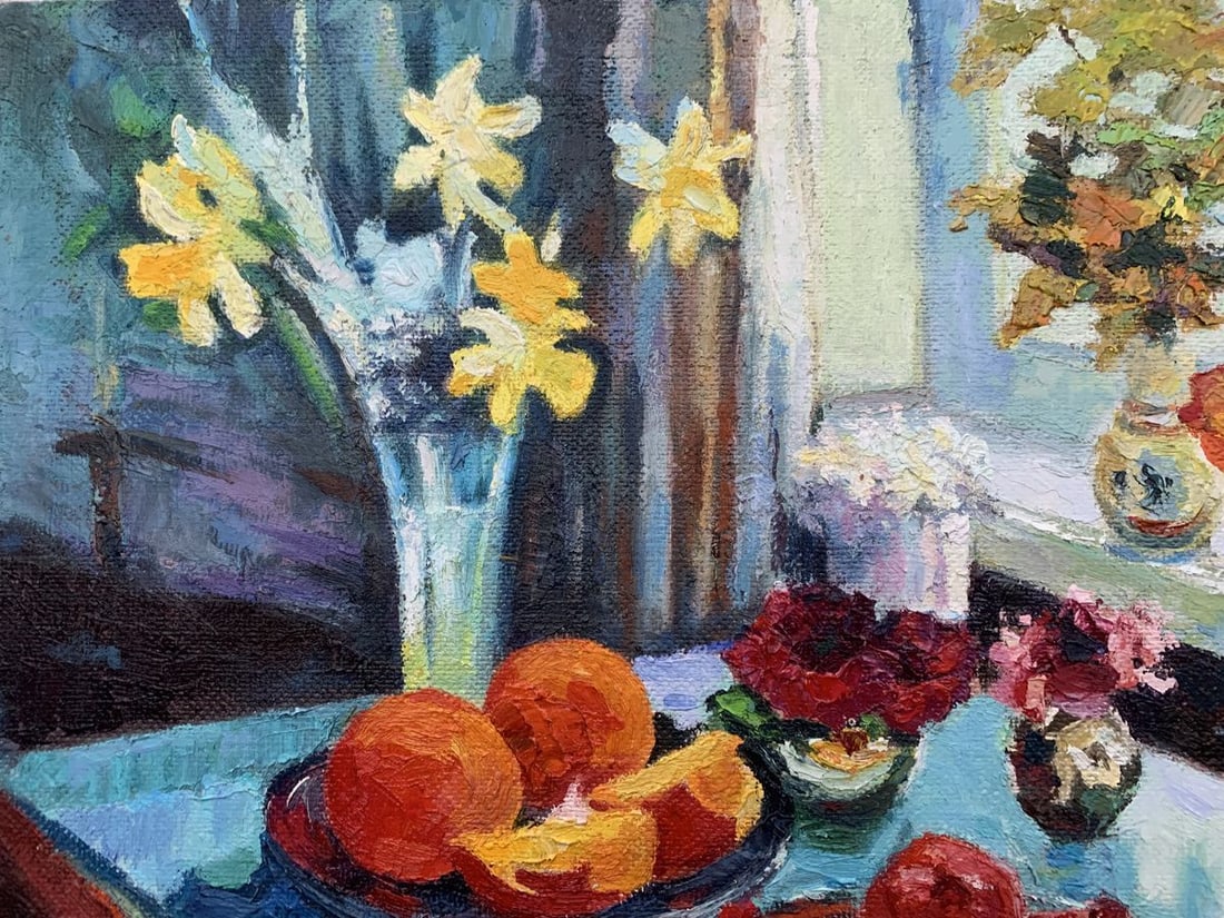 Oil painting Still life in the kitchen - 5