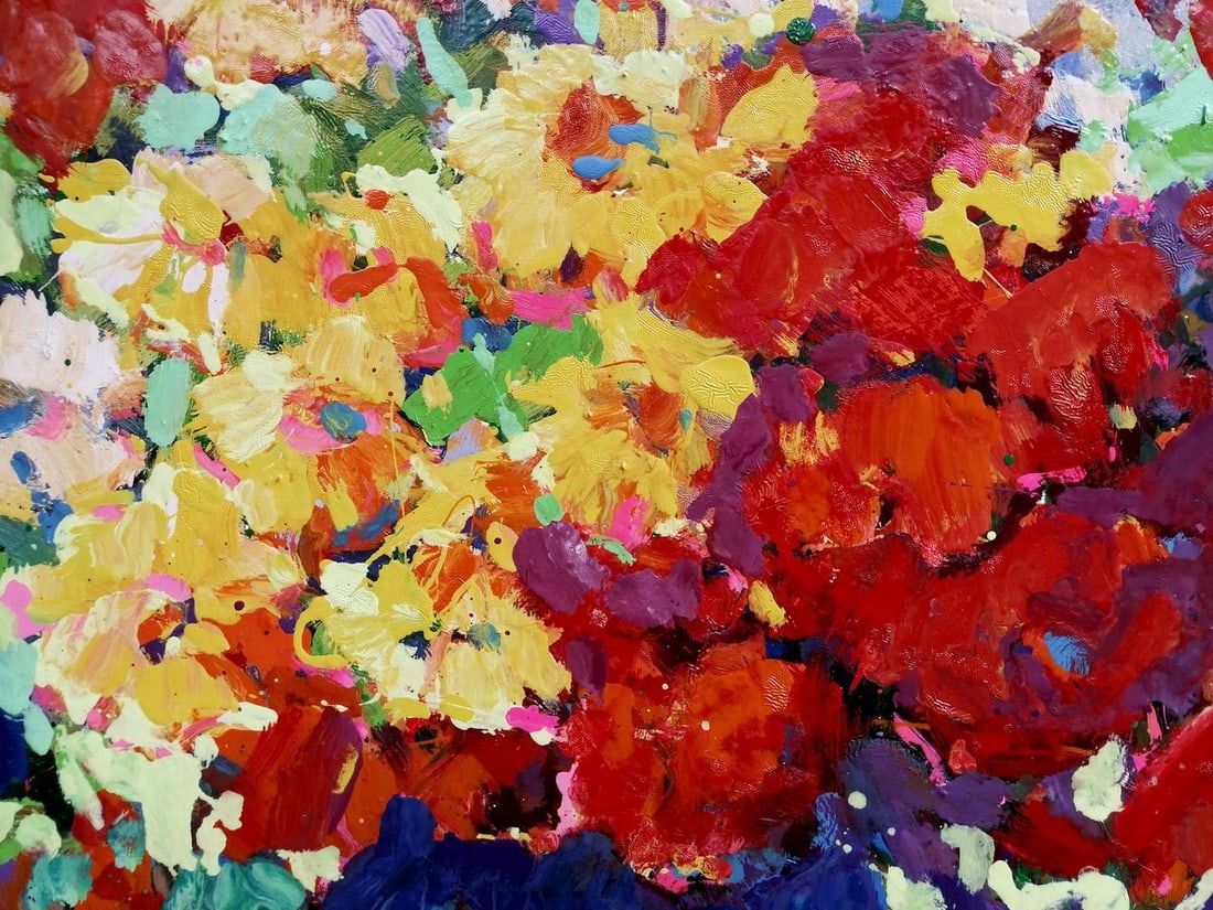 Oil painting Autumn flowers Kalenyuk Oksana - 7