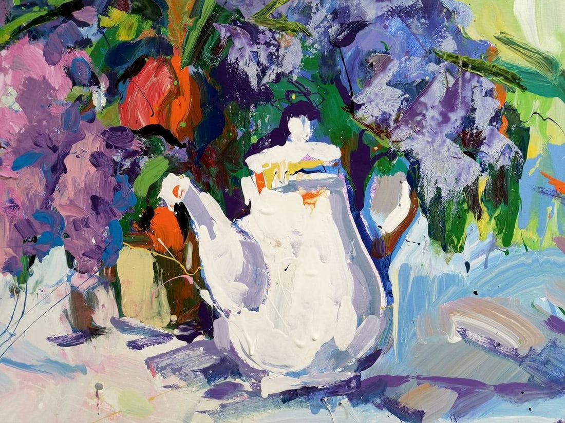 Oil painting Bouquet of flowers Kalenyuk Oksana - 6
