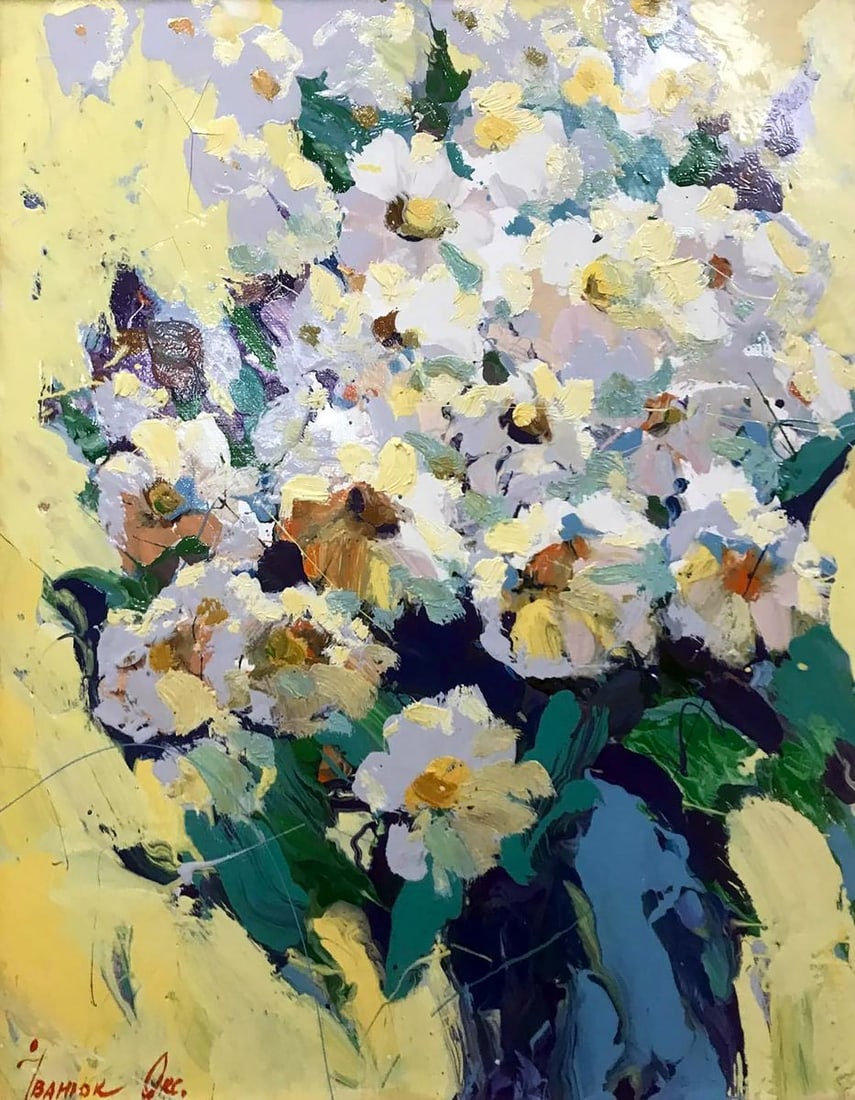 Oil painting Extravaganza of flowers Kalenyuk Oksana: Title: Oil painting Extravaganza of flowers Kalenyuk Oksana Description: NoKalen 577 *** ABOUT THIS PAINTING *** * TITLE: "Extravaganza of flowers" * ARTISTS: Kalenyuk Oksana * SIZE: 50x40 cm/'19.68x1