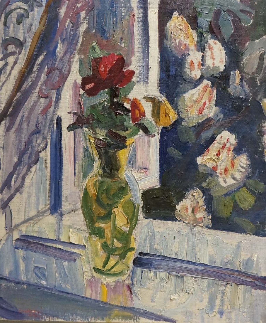 Oil painting Window Vyazovsky Lev Vsevolodovich: Title: Oil painting Window Vyazovsky Lev Vsevolodovich Description: NoVern 559