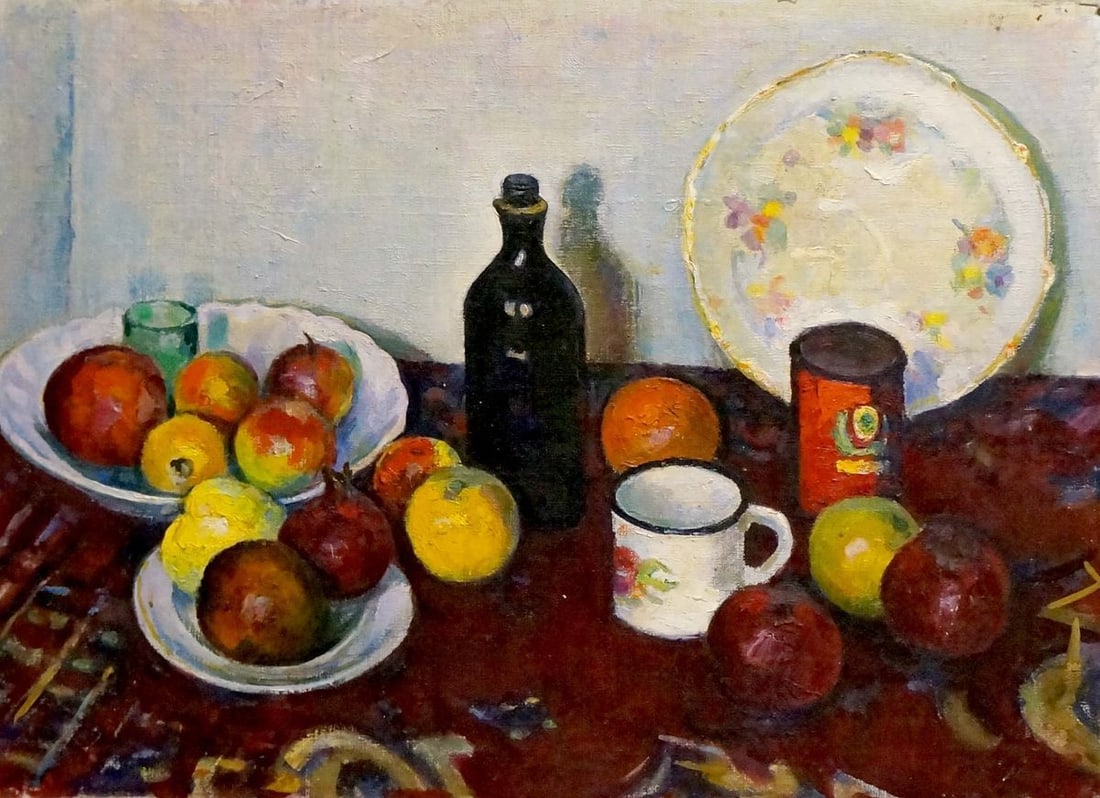 Oil painting Still life Dorofeev Nikolay Vasilievich: Title: Oil painting Still life Dorofeev Nikolay Vasilievich Description: NoVern 567