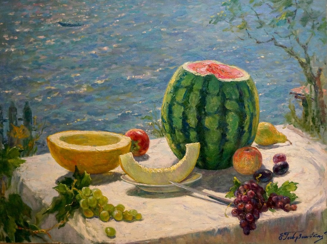 Oil painting August Gavdzinskaya Elena Albinovna (1 of 8)