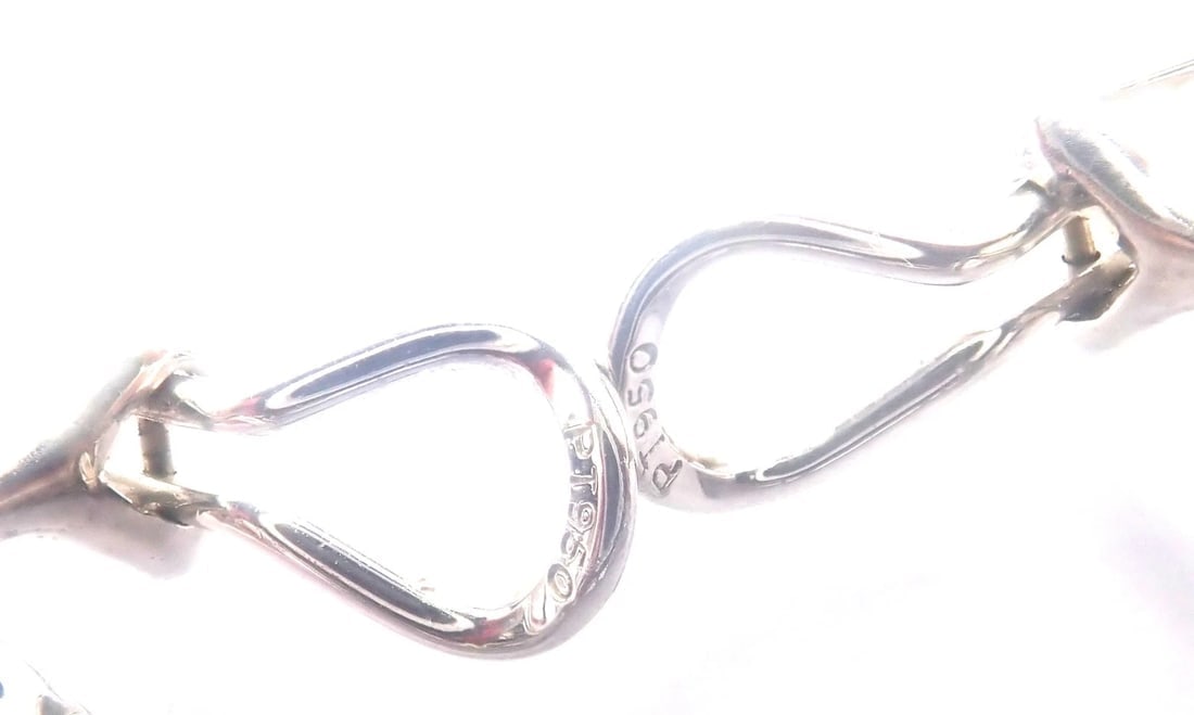 Authentic! Harry Winston Platinum Diamond Twisted Long Hanging Drop Earrings - 8
