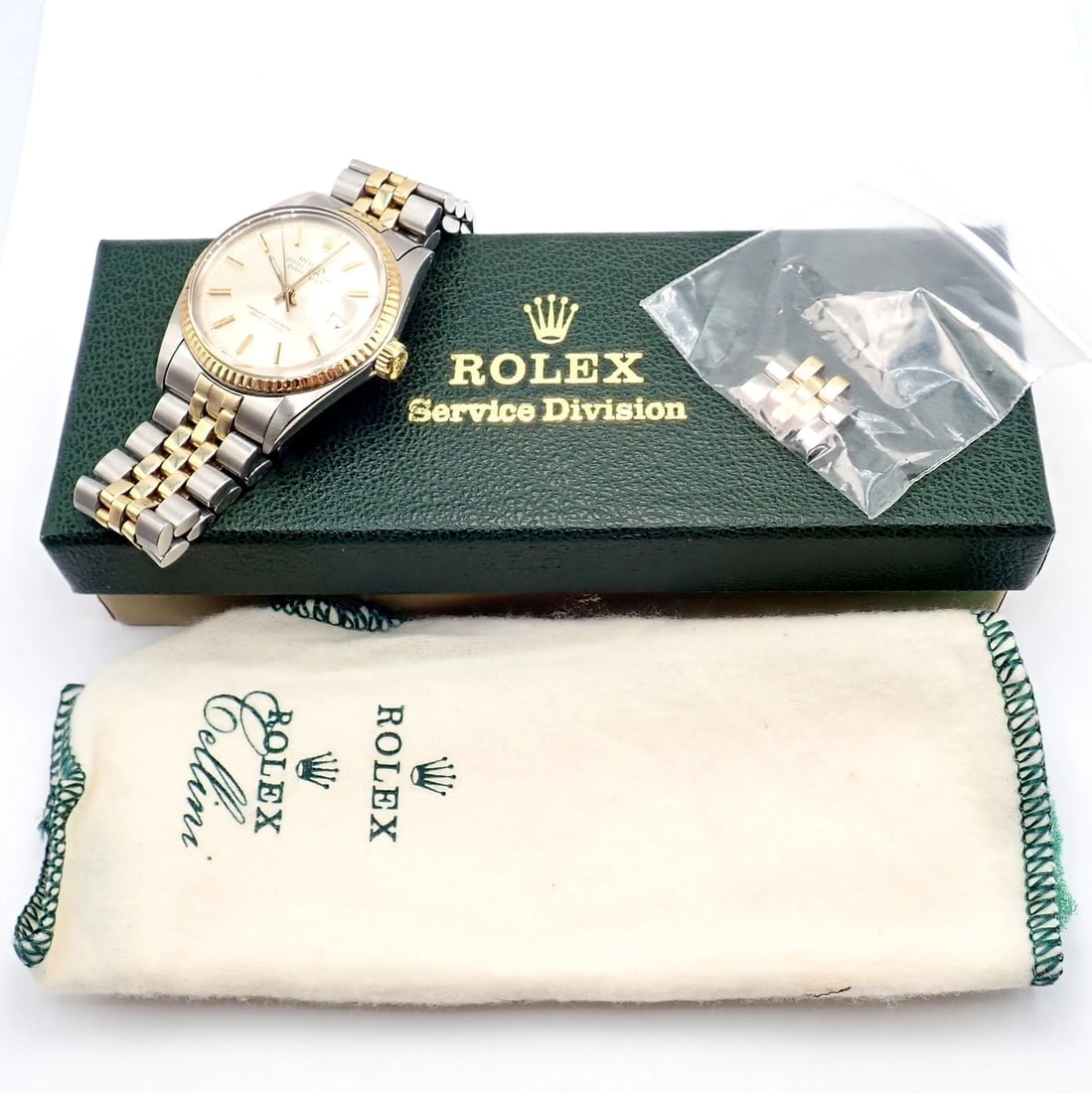 Rolex Oyster Perpetual Watch Datejust 36mm Stainless 18K Gold Jubilee Band Mens - 12