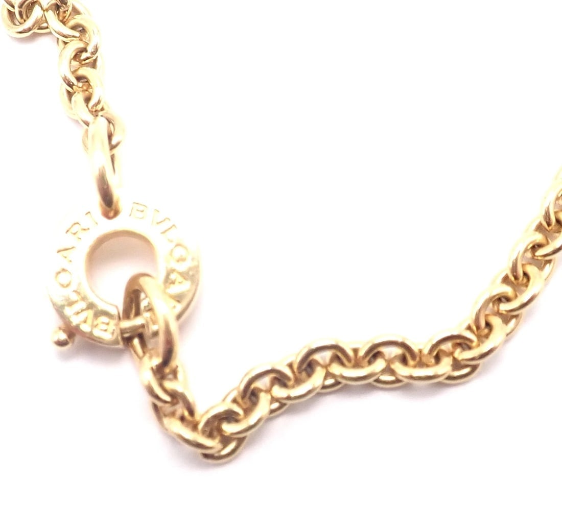 Rare! Bvlgari Bulgari 18k Yellow Gold Antique Coin Monete 38" Long Link Necklace - 6
