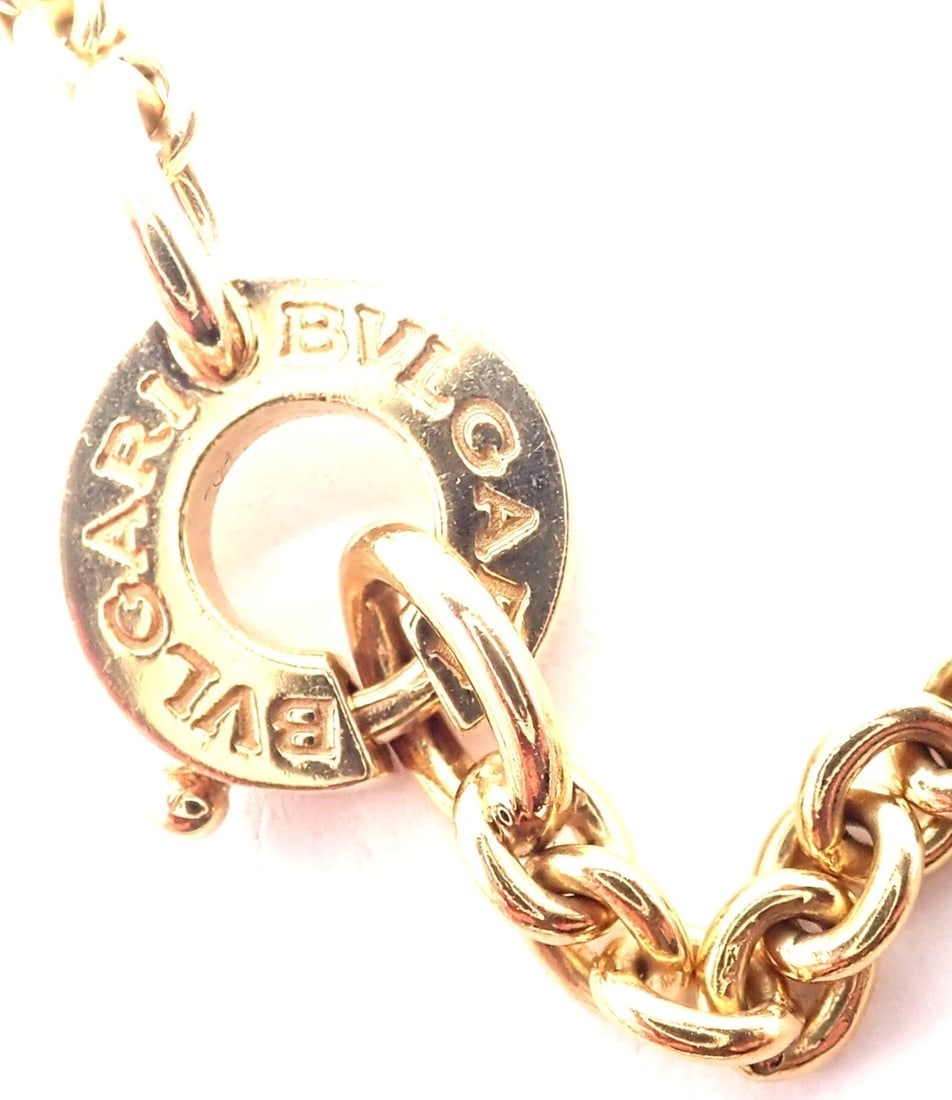 Rare! Bvlgari Bulgari 18k Yellow Gold Antique Coin Monete 38" Long Link Necklace - 7