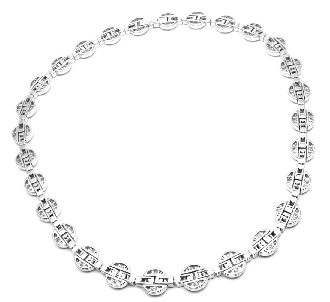 Rare! Authentic Cartier Orissa 18k White Gold Diamond Necklace Certificate Box - 7