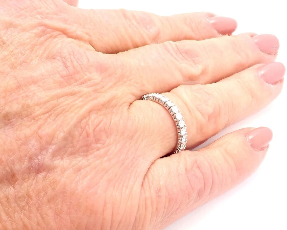 Cartier Étincelle De Cartier Platinum Diamond Eternity Band Ring Size 51 US 5.75 - 8