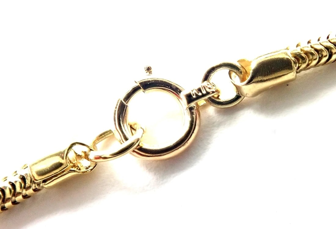 Authentic! Tiffany & Co Picasso 18k Yellow Gold Diamond Heart Pendant Necklace - 13