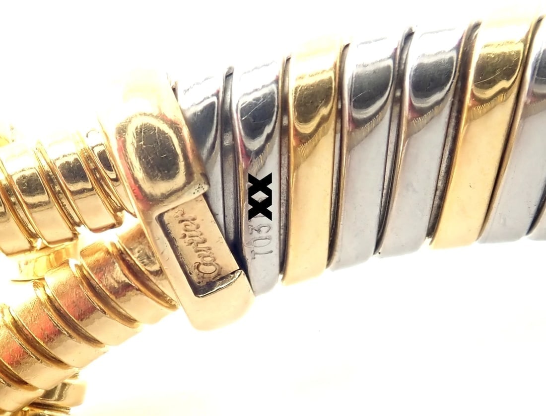 Authentic Cartier Hercules Knot 18k Yellow Gold Stainless Steel Citrine Bracelet - 12