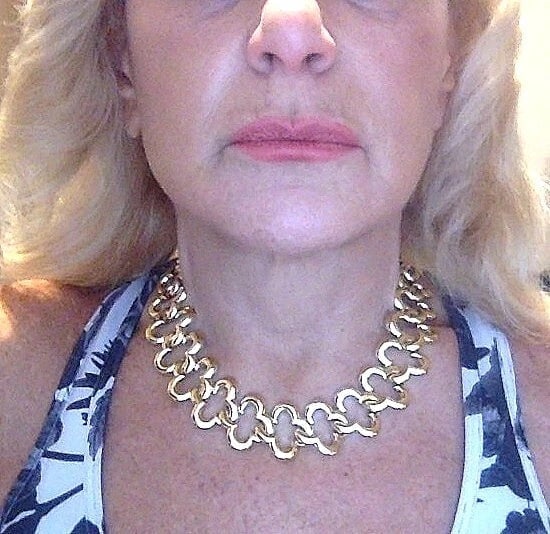 Authentic Van Cleef & Arpels 18k Yellow Gold Large Alhambra Choker Necklace 1998 - 9