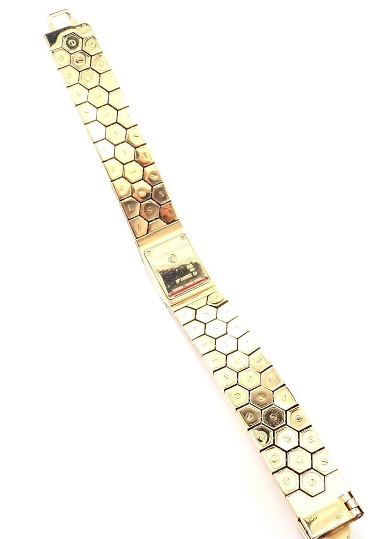 Authentic! Van Cleef & Arpels Ludo Swann 18k Yellow Gold Diamond Watch Papers - 9