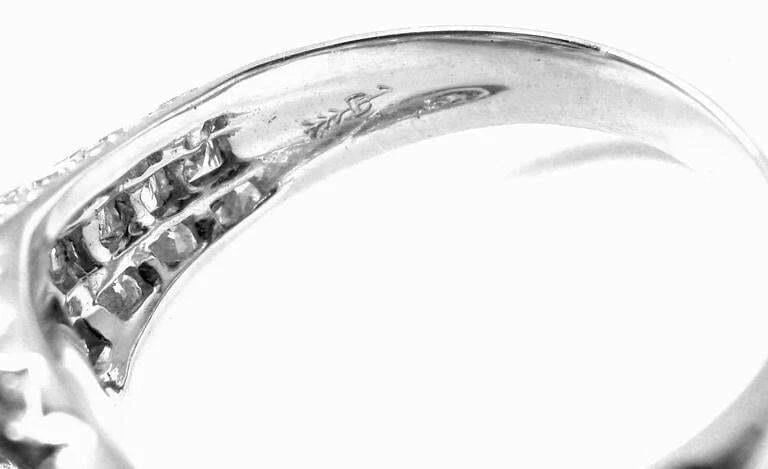 Authentic Craig Drake 18k White Gold Large 10.97ct Emerald Diamond Cocktail Ring - 13