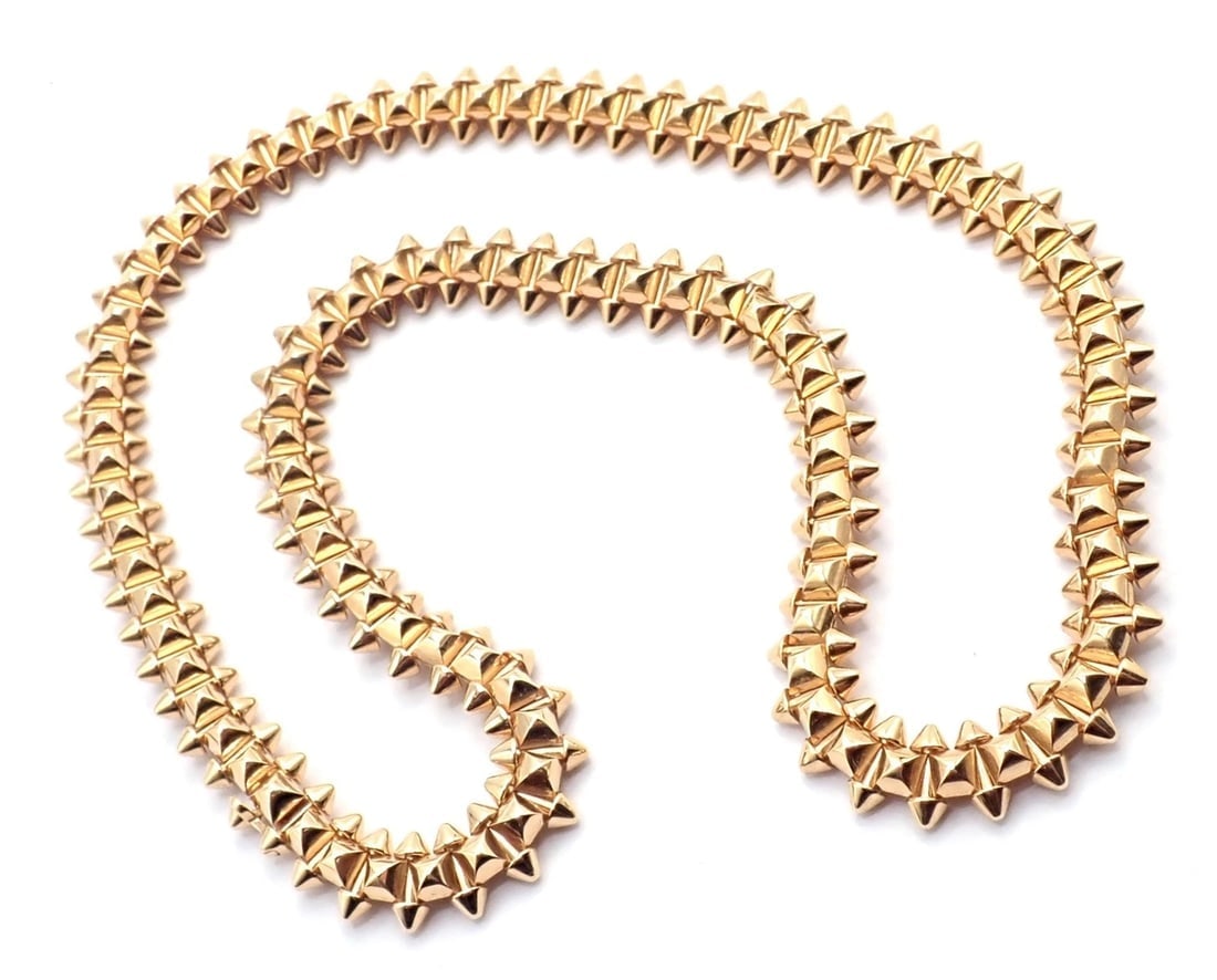Authentic! Clash De Cartier 18k Rose Gold Necklace - 4