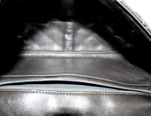 2008 Chanel Classic Jumbo Quilted Patent Leather Rare Olive Green Handbag Purse - 9