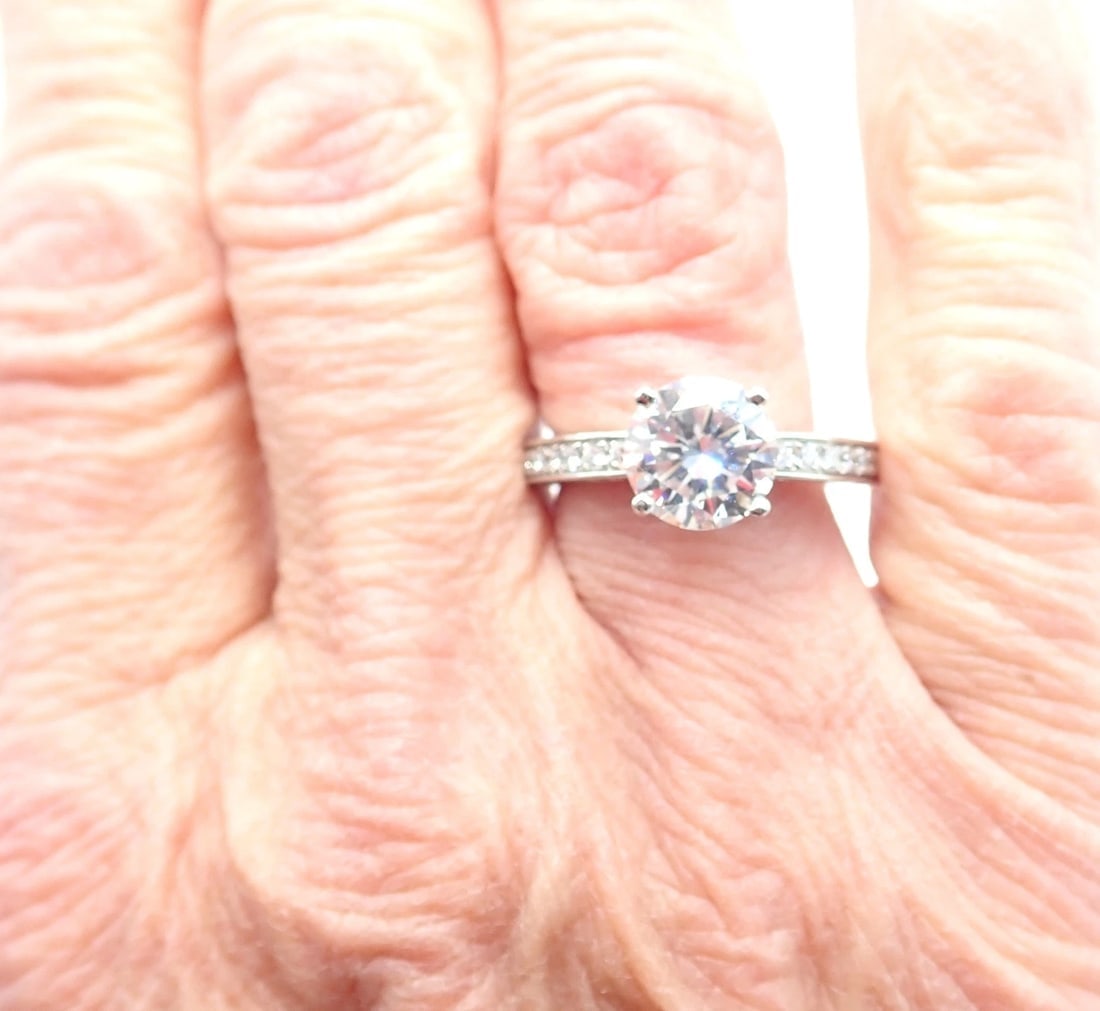 Authentic! Bulgari Bvlgari Platinum 4.04ct VS1 F Diamond Engagement Ring GIA - 9