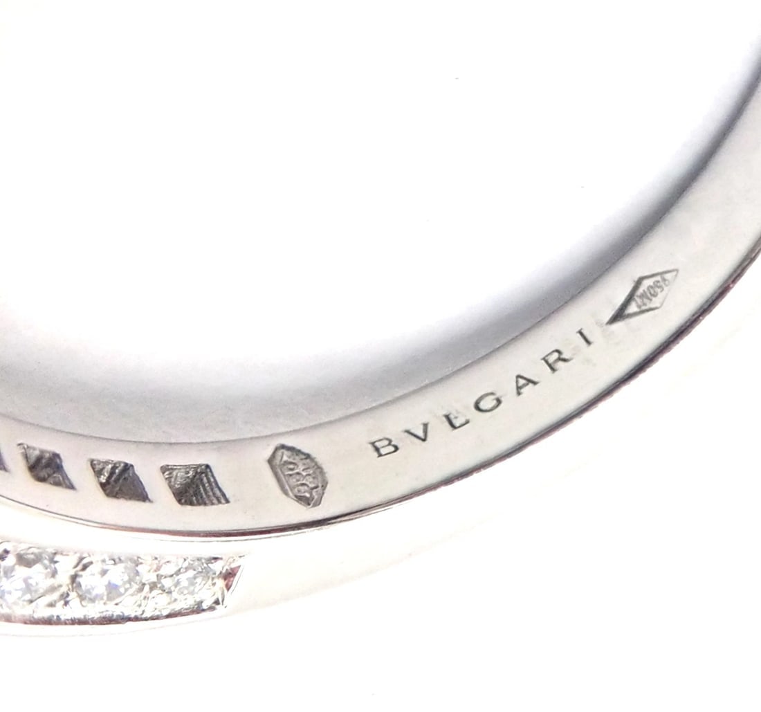 Authentic! Bulgari Bvlgari Platinum 4.04ct VS1 F Diamond Engagement Ring GIA - 11