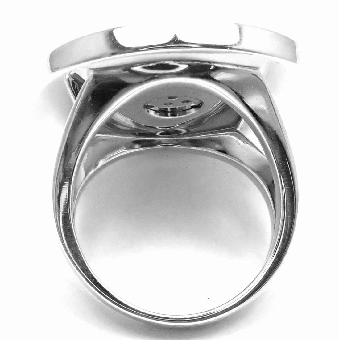 Rare! Authentic Bvlgari Bulgari 18k White Gold Diamond Ring - 5