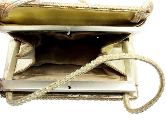 Judith Leiber Swarovski Crystal Swan White Clutch Purse Evening Bag - 10