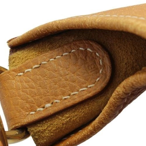 Authentic! Hermes Evelyne Natural Tan Clemence Leather GM Handbag Purse - 8