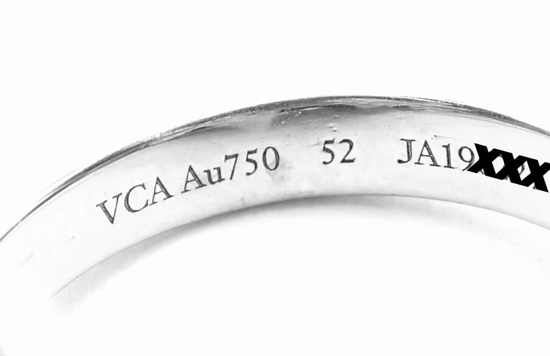 Van Cleef & Arpels 18k White Gold Diamond Two Butterfly Between Finger Ring - 5