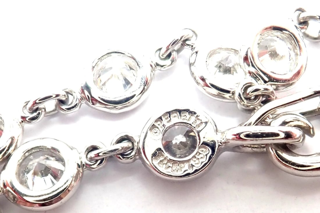 Authentic! Tiffany & Co Peretti Platinum Diamonds By The Yard Necklace $60,000 - 12