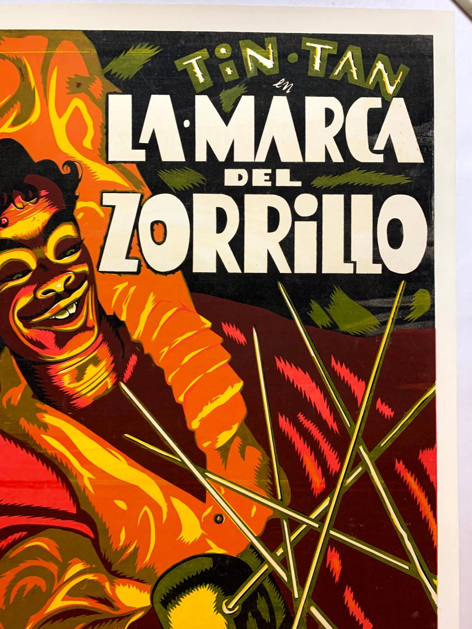 La Marca del Zorrilla - AKA Mark of Zorry - Art by Cabral (1954) Mexican One Sheet Movie Poster LB - 2