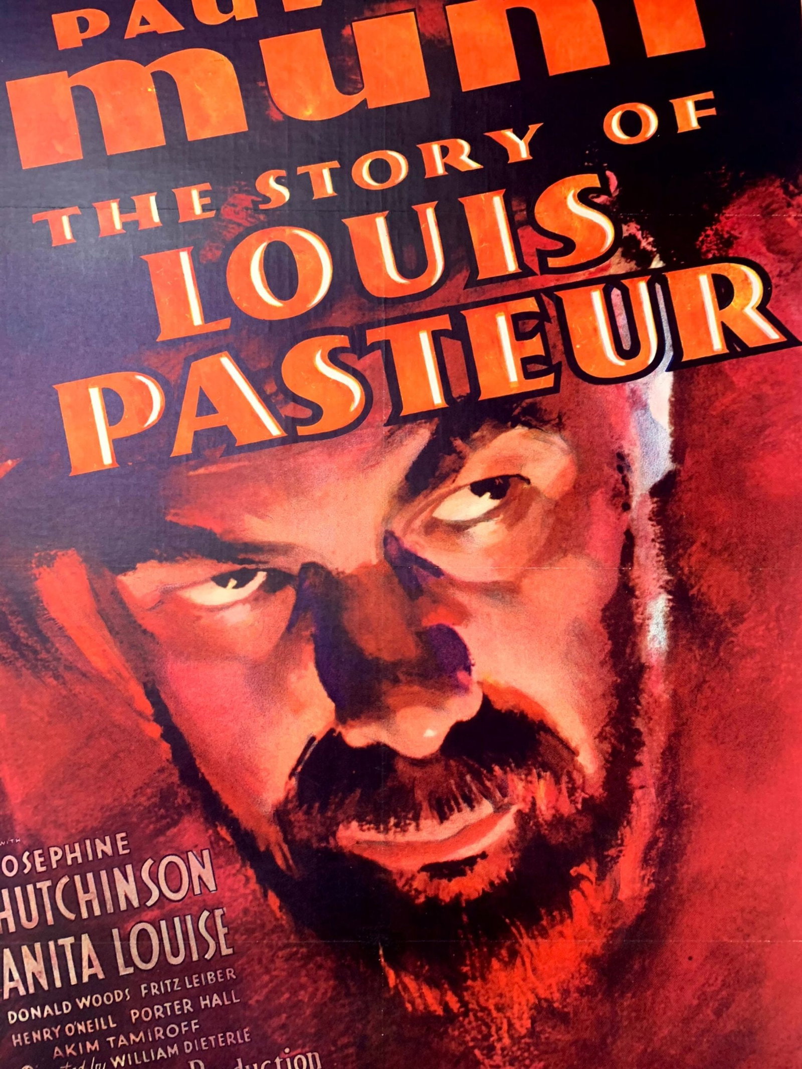 The Story of Louis Pasteur - Paul Muni (1936) 29"x42" Argentine Movie Poster LB - 4
