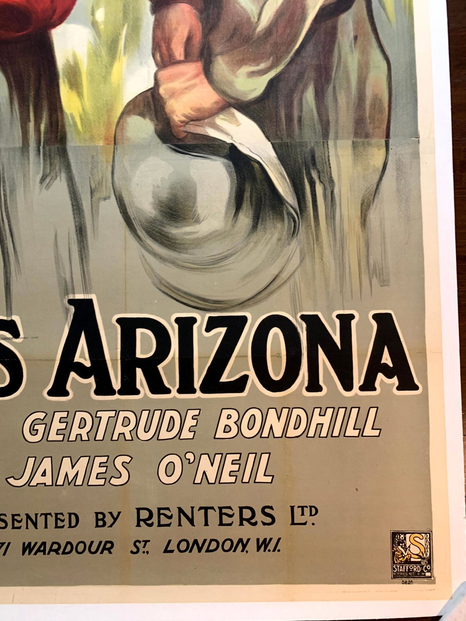 Miss Arizona - Rare Western (1919) UK Three Sheet Movie Poster LB - 3